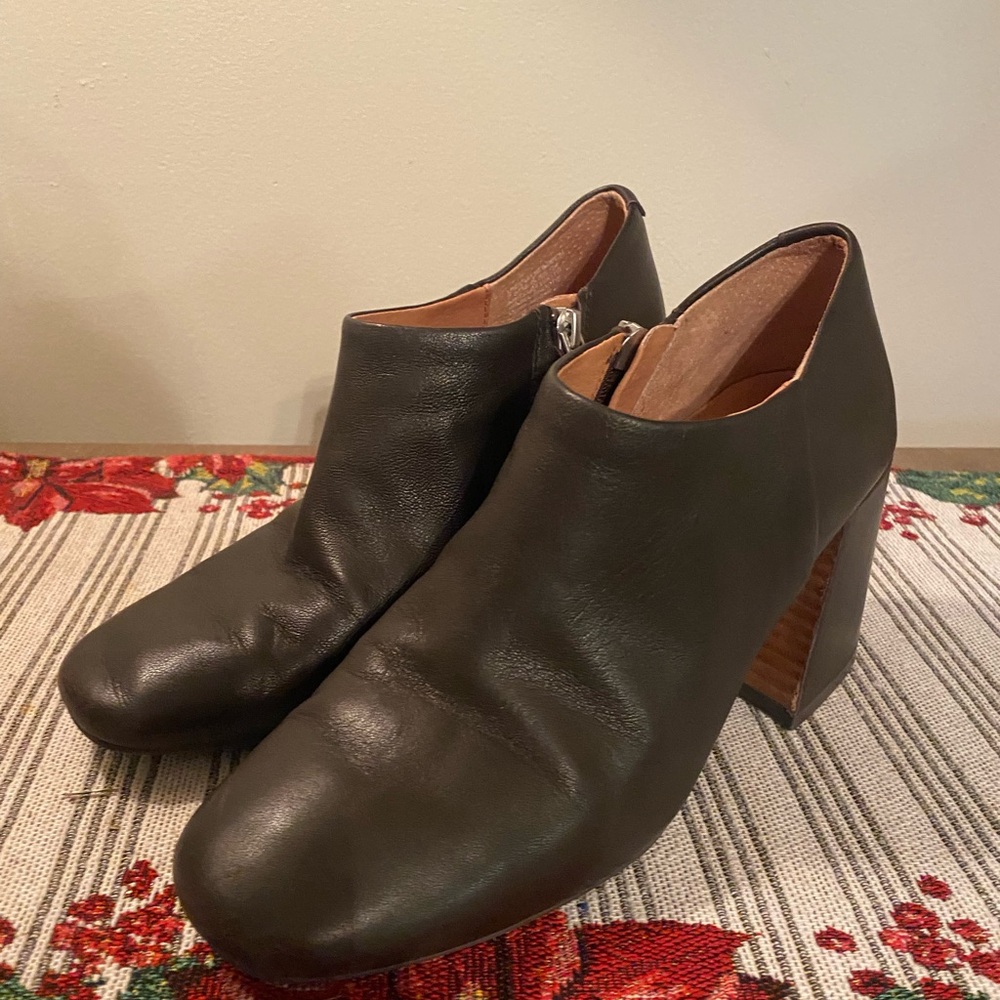 Gentle Souls Dark Brown Ankle Booties